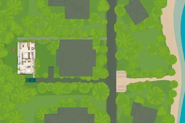 Your Beachfront Escape From Above