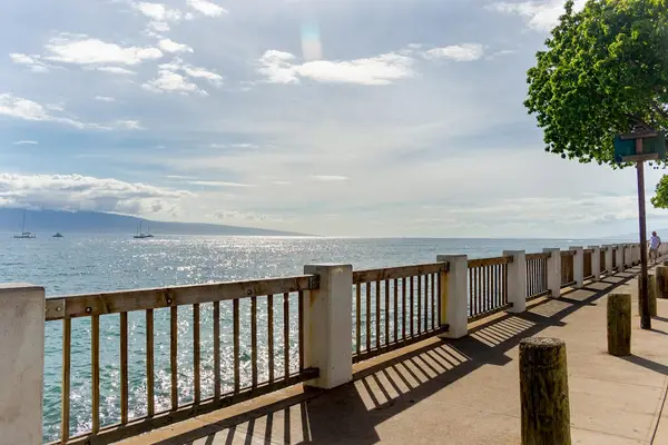 Oceanfront walkway with stunning views
