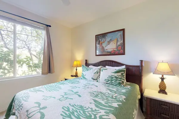 Peaceful king bedroom for restful nights
