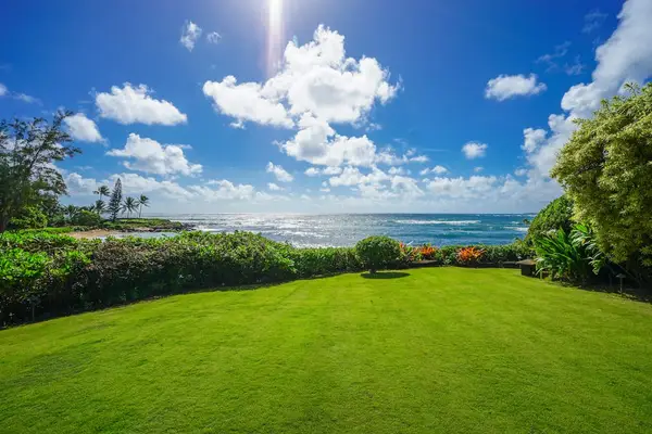 Expansive Lawn With Ocean Views