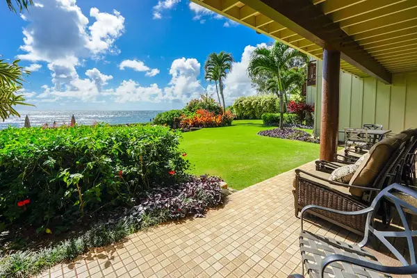 Tropical views of the Pacific Ocean from your private lanai.