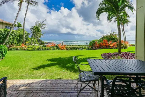 Tropical views of the Pacific Ocean from your private lanai.