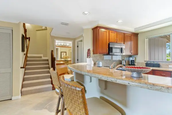 Open Kitchen With Breakfast Bar Seating
