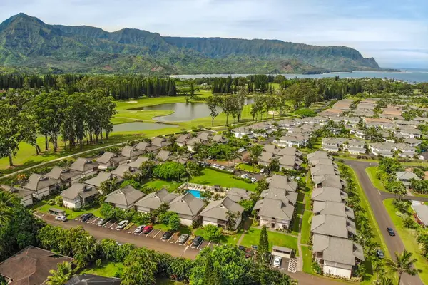 Aerial view of Sandpiper Resort