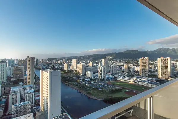 Enjoy peaceful balcony moments surrounded by beautiful sea and mountain scenery.