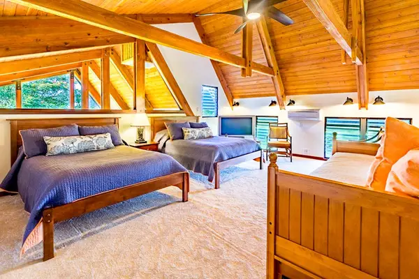Airy Loft Retreat Beneath Vaulted Ceilings