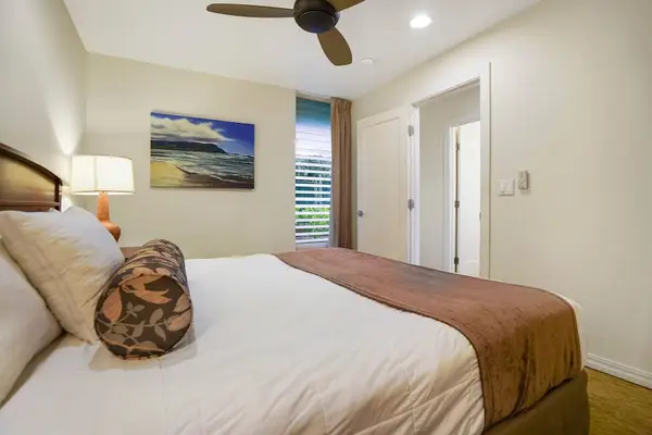 Sleep peacefully in the spacious king suite