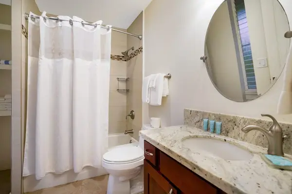 Modern bathroom designed with everyday comfort mind