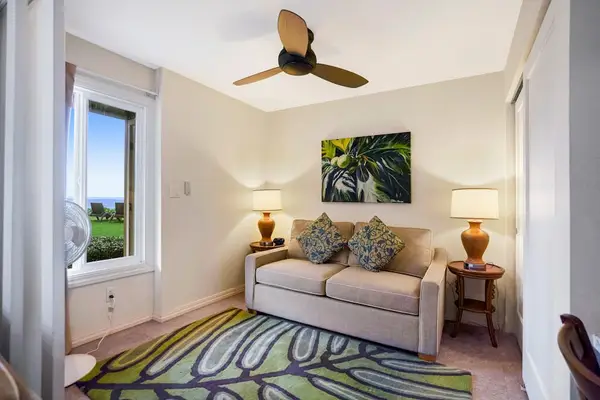 Bright seating area for relaxing between outings