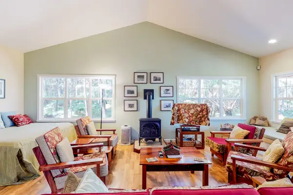 Inviting Living Room Filled With Sunshine