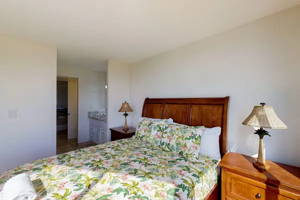 Soft queen bed designed for peaceful sleep