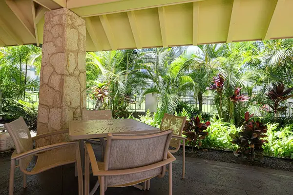 Complete your poolside experience with a comfortable area to sit, relax, and make memories.