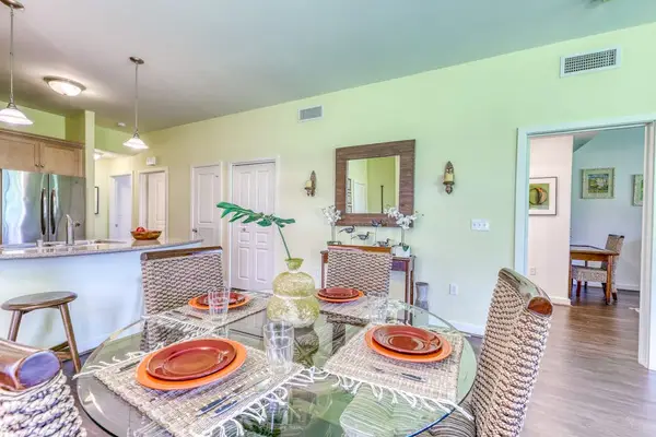 A versatile area where guests can prepare meals, enjoy conversations, and feel right at home.