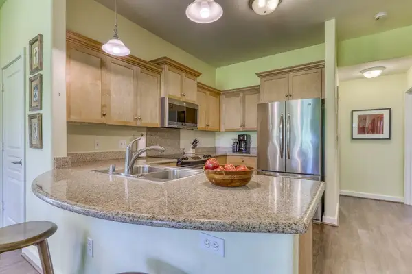 A bright and practical space where guests can cook, create, and enjoy homemade meals.