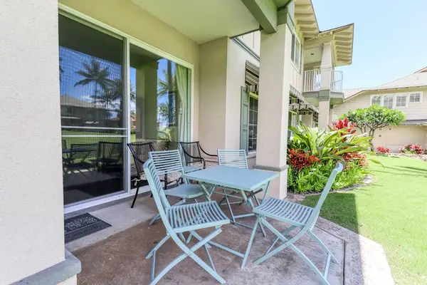 Savor your morning coffee or evening meals in this cozy patio dining space.