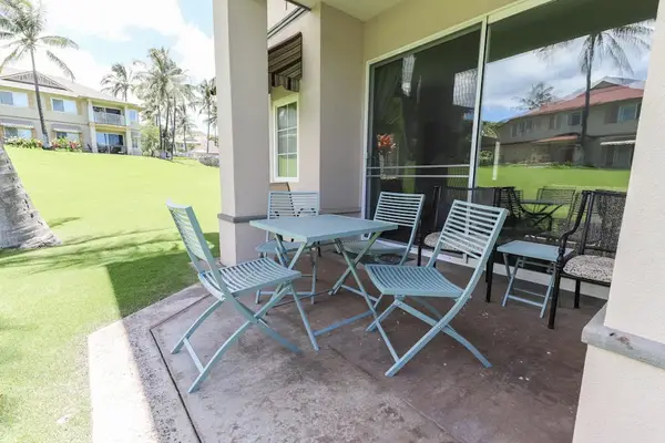 A relaxing patio retreat where guests can dine, gather, and enjoy the outdoors.