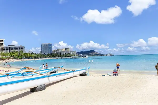 Trade indoor comfort for seaside relaxation with the beach just outside your door.