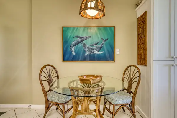 Intimate Dining Space With Island Charm