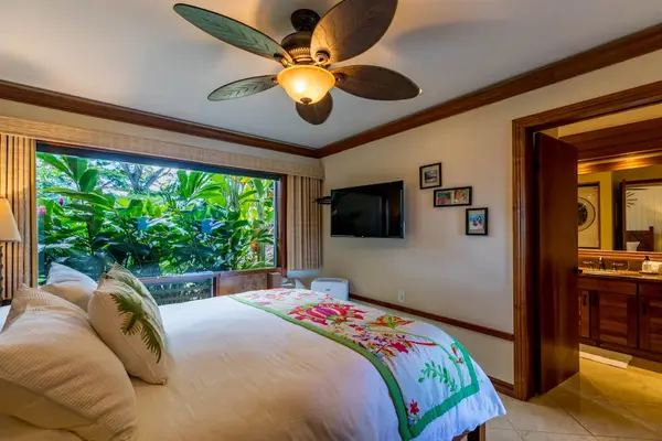 Serene Bedroom With Island Charm