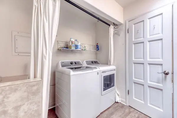 Dedicated Laundry Nook with Washer and Dryer