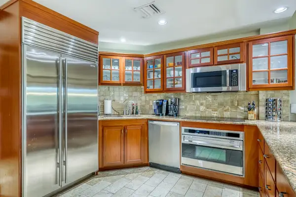 Gourmet Kitchen with High-End Stainless Steel Appliances