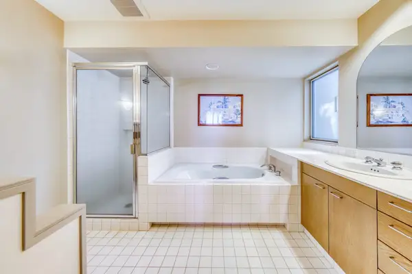Bright Bathroom With Double Vanity