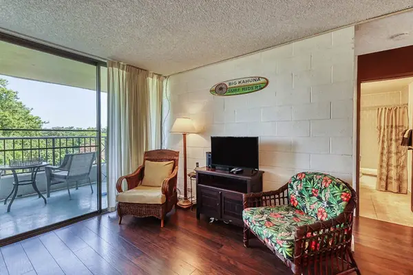 Living room with access to the private balcony