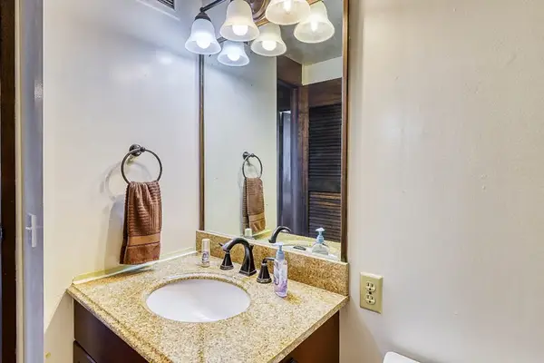 Bathroom vanity with ample counter space