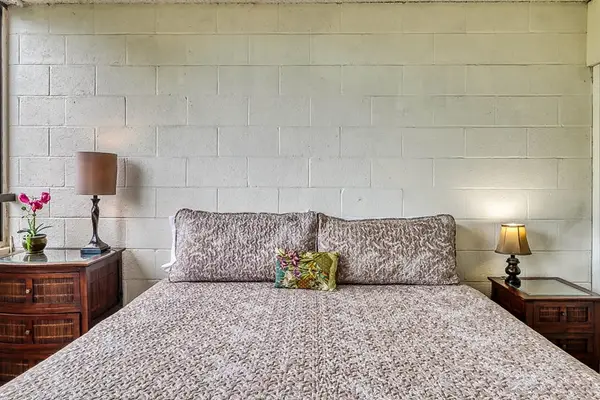 Relaxing primary bedroom with king bed