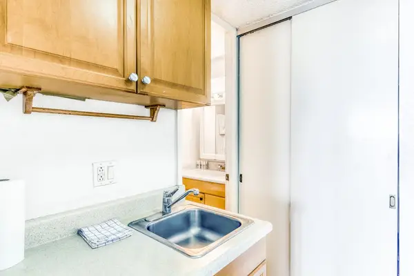 Prepare quick breakfasts, snacks, and light meals in this handy kitchenette.