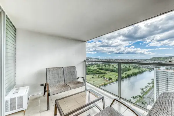 Relax on your private balcony while enjoying panoramic views of the peaceful canal.
