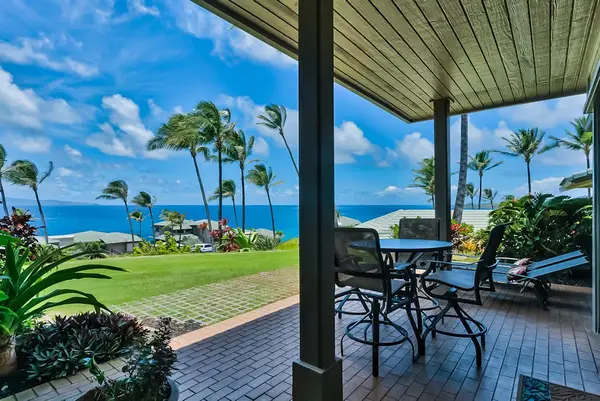 View Kapalua Bay Villas resort grounds of a tropical paradise from your private lanai.