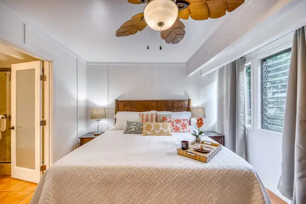 Relaxing Primary Bedroom Suite with Ensuite Bath Access