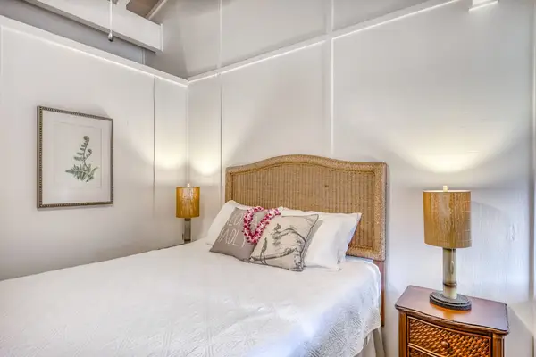 Alternate Angle of Secondary Bedroom & Bedside Setup
