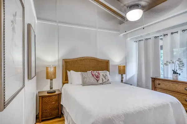 Full View of Secondary Bedroom Retreat with Tropical Accent