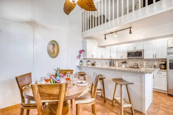 Dining Space adjacent to Kitchen Counter & Loft