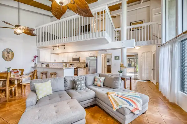 Open-Concept Living Room, Dining, Kitchen & Loft View
