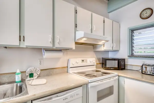 Fully equipped kitchen with everything you need to cook your own meals.