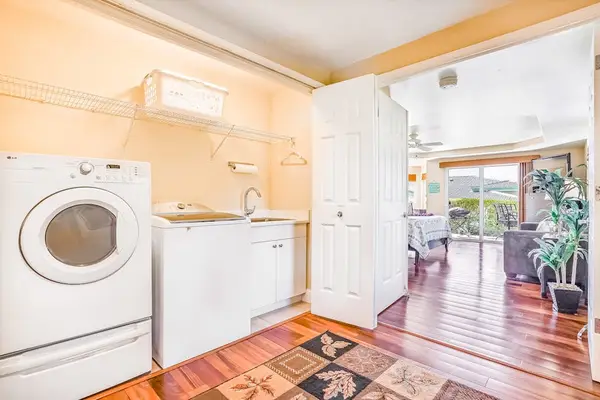 Convenient Home Laundry Area
