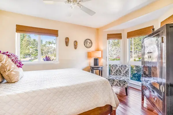 Serene Bedroom With Garden Views