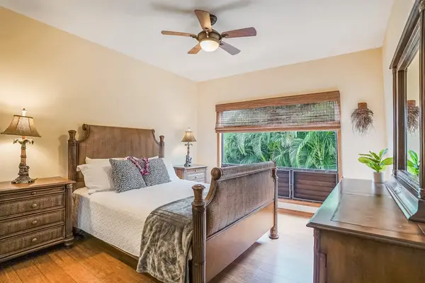 Elegant Bedroom With Tropical Views