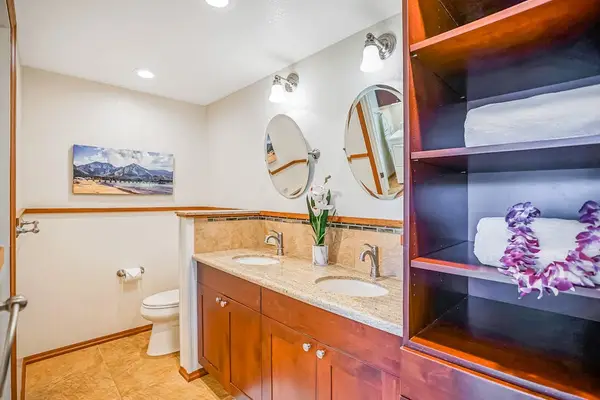 Stylish Half Bathroom Vanity