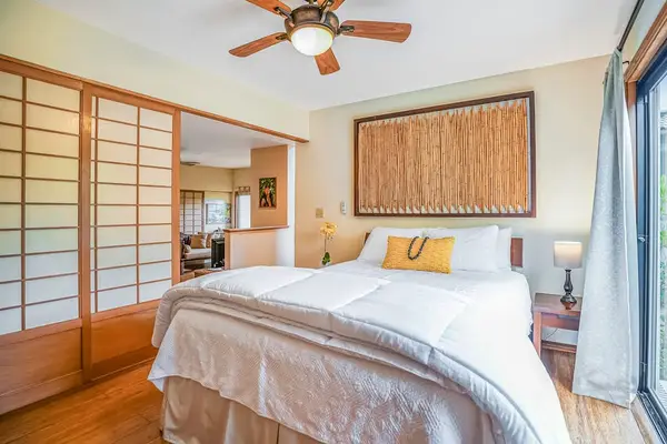 Serene Bedroom With Tropical Accents