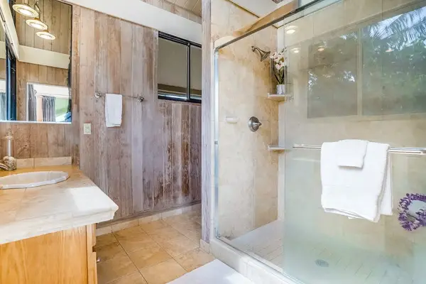 Refresh in the Spacious Walk-In Shower