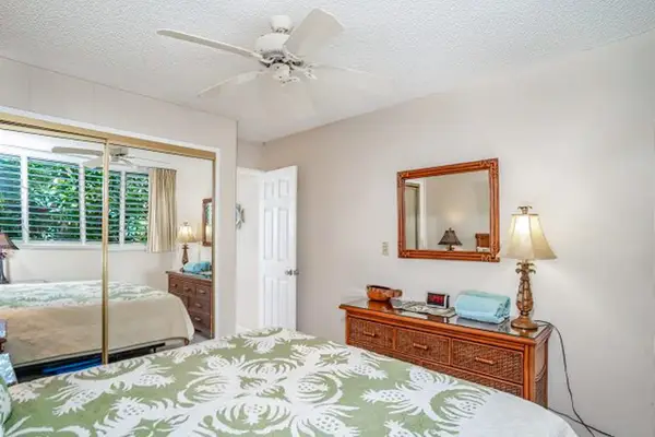 Master bedroom with king bed