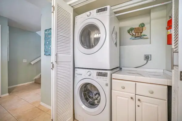 Pack lighter with convenient in-unit laundry available anytime