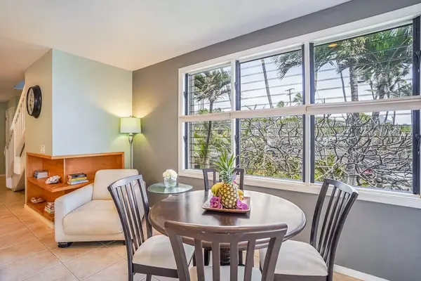 Relax indoors while gentle trade winds flow through the space