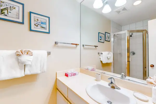 Fresh Bathroom With Double Vanity