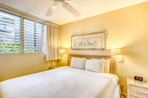 Serene Bedroom With Soft Lighting