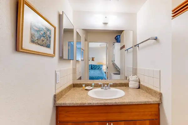 Freshen Up In A Spacious Bathroom